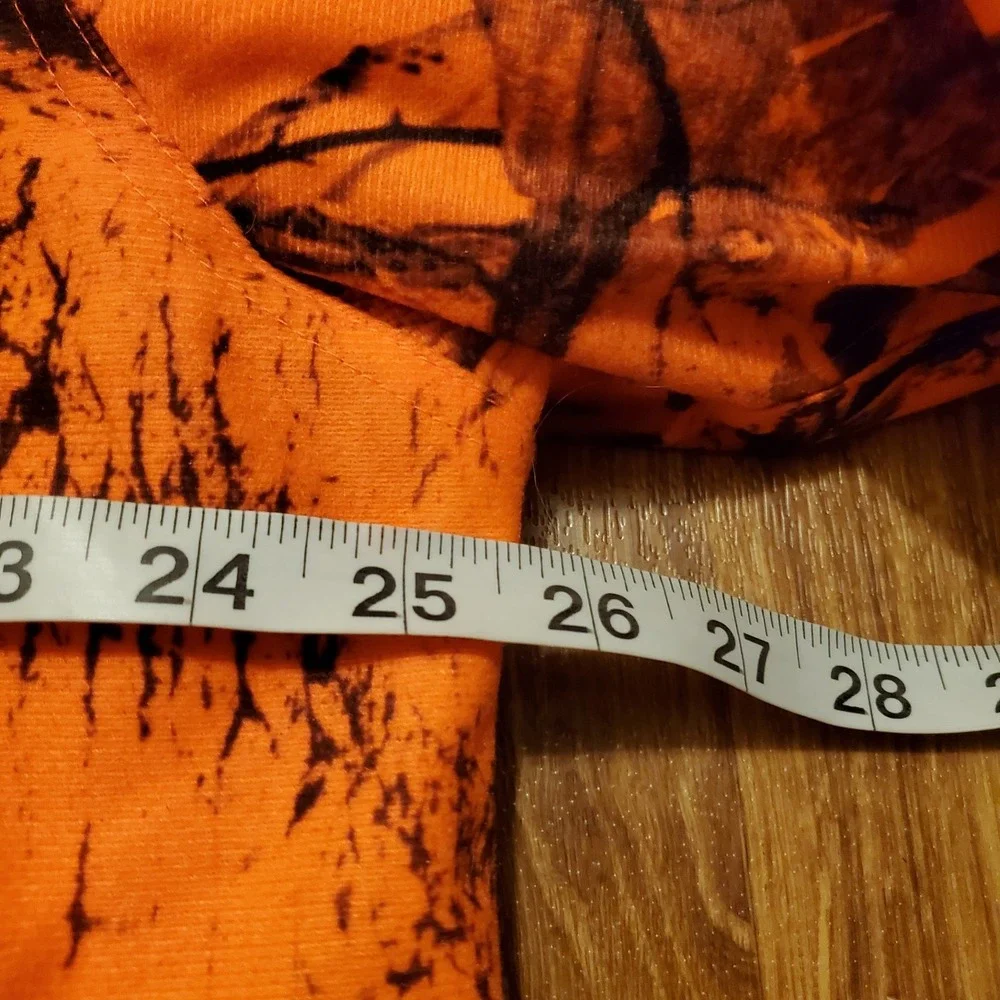 Remington‎ Hunting Jacket Men Large Orange Blaze Camouflage Hooded Warm